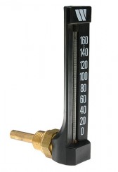 Термометр спиртовой угловой с погружной гильзой Watts