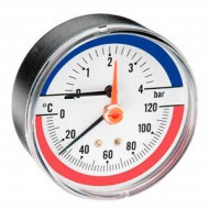 Термоманометр аксиальный FR 818 Watts